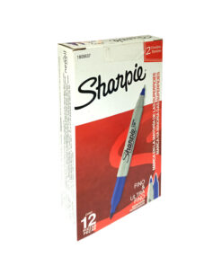 MARCADOR SHARPIE TWIN TIP C/12PZ AZUL FI