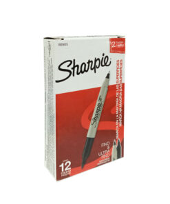 MARCADOR SHARPIE TWIN TIP C/12PZ NEGRO F