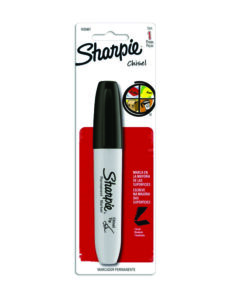 MARCADOR SHARPIE CHISEL NEGRO C/1PZ