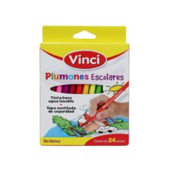 MARCADOR VINCI C/24PZ ESCOLAR DELGADO