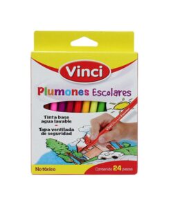 MARCADOR VINCI C/24PZ ESCOLAR DELGADO
