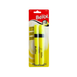 MARCATEXTO BEROL AMARILLO BLISTER C/2
