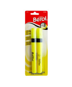 MARCATEXTO BEROL AMARILLO BLISTER C/2