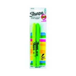 MARCATEXTO AMAR/VERDE SHARPIE C/2 PZAS D