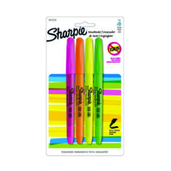 MARCATEXTO SHARPIE ACCENT C/4PZ DELGADO