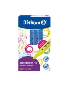 MARCATEXTO AZUL PELIKAN 714 C/10 PZAS.