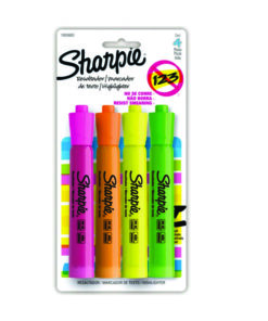 MARCATEXTO SHARPIE GRUESO C/4PZ 1805683