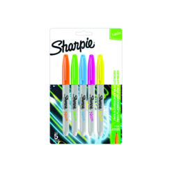 MARCATEXTO SHARPIE FINO NEON C/5PZ SURT