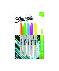 MARCATEXTO SHARPIE FINO NEON C/5PZ SURT