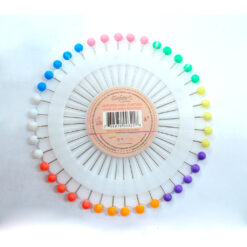 ROSETA ALFILERES CABEZA DE COLOR