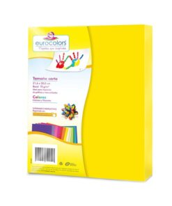 PAPEL DE COLOR AMARILLO NEON
