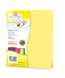 PAPEL DE COLOR AMARILLO PASTEL