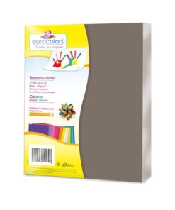 PAPEL DE COLOR GRIS CARTA