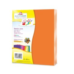 PAPEL DE COLOR  NARANJA VIBRANTE CARTA