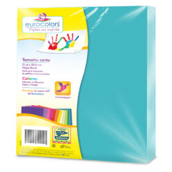 PAPEL DE COLOR TURQUESA