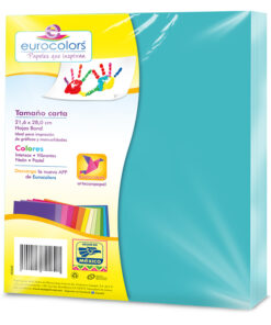 PAPEL DE COLOR TURQUESA