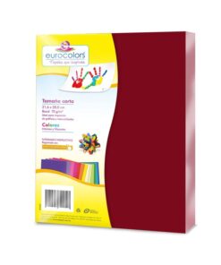 PAPEL DE COLOR VINO CARTA C/100H EC0098