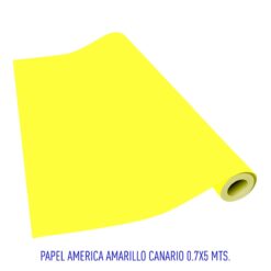PAPEL AMERICA AMAR CANARIO 0.7X5MTS  (425)