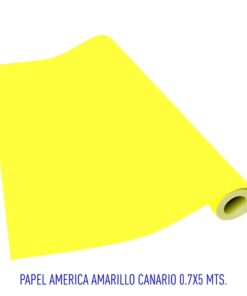 PAPEL AMERICA AMAR CANARIO 0.7X5MTS  (425)