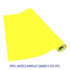 PAPEL AMERICA AMAR CANARIO 0.7X25MTS (425)