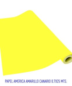 PAPEL AMERICA AMAR CANARIO 0.7X25MTS (425)