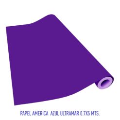 PAPEL AMERICA AZUL ULTRAMAR 0.7X5MTS (457)