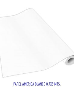 PAPEL AMERICA BLANCO  0.7X5MTS ROLLO (300)