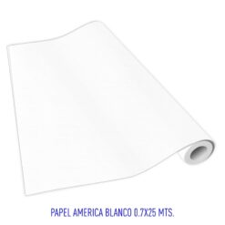 PAPEL AMERICA BLANCA 0.7X25MTS ROLLO (300)