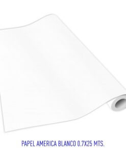 PAPEL AMERICA BLANCA 0.7X25MTS ROLLO (300)