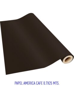 PAPEL AMERICA CAFE 0.7X25MTS ROLLO   (610)