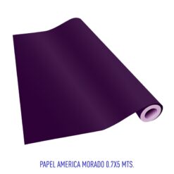 PAPEL AMERICA MORADO 0.7X5MTS ROLLO (313)