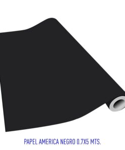 PAPEL AMERICA NEGRO 0.7X5MTS ROLLO   (301)