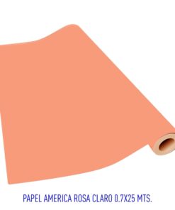 PAPEL AMERICA ROSA CLARO 0.7X25MTS   (442)