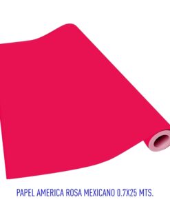 PAPEL AMERICA ROSA MEXICANO 0.7X25MTS(321)