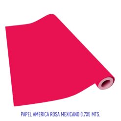 PAPEL AMERICA ROSA MEXICANO 0.7X5MTS (321)