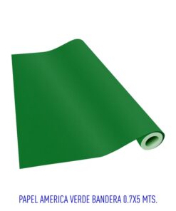 PAPEL AMERICA VERDE BANDERA 0.7X5MTS (441)