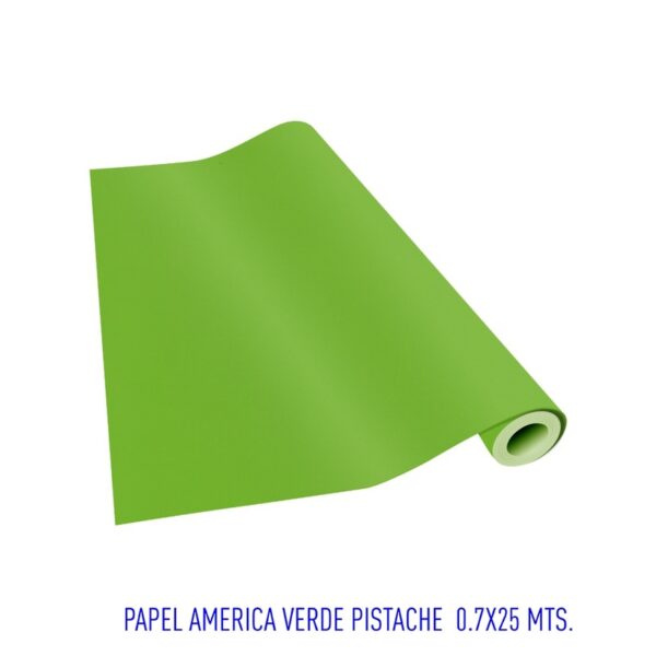 PAPEL AMERICA VDE PISTACHE 0.7X25MTS (419)