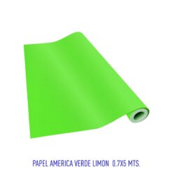 PAPEL  VERDE LIMON 0.7 X 5 MTS
