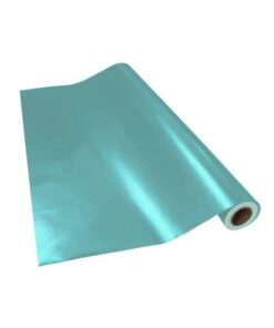 PAPEL DE COLOR METALICO AZUL TURQUESA