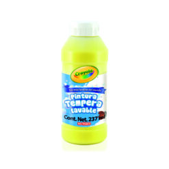 PINTURA TEMPERA 237ML AMARILLO CRAYOLA