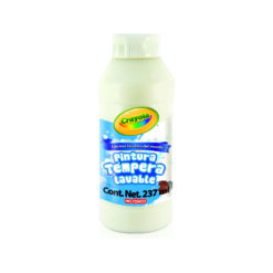 PINTURA TEMPERA 237ML BLANCO CRAYOLA