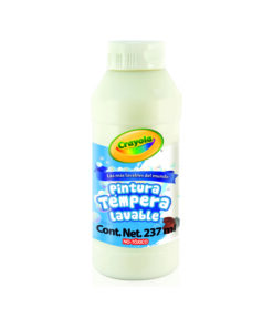 PINTURA TEMPERA 237ML BLANCO CRAYOLA