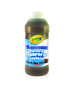 PINTURA TEMPERA 237ML CAFE CRAYOLA