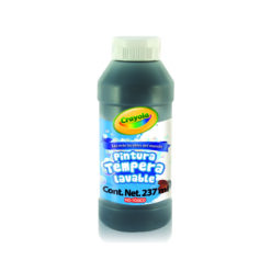 PINTURA TEMPERA 237ML NEGRO