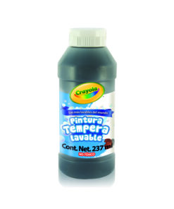 PINTURA TEMPERA 237ML NEGRO