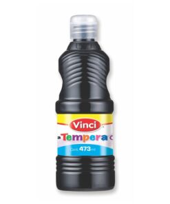 PINTURA TEMPERA 473ML NEGRO VINCI