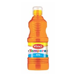 PINTURA TEMPERA 473ML NARANJA NEON VINCI