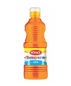 PINTURA TEMPERA 473ML NARANJA NEON VINCI