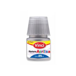PINTURA ACRILICA 25ML PLATA VINCI