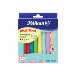 PLASTILINA C/10 BARRAS COL PASTEL PELIKAN